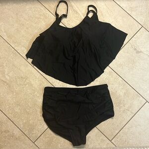 Maternity/nursing tankini bikini (size large)